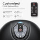 Foot Massager Machine w/ Heat Shiatsu Foot Massager for Plantar Fasciitis - (Black)