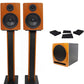 Rockville Apm6c 6.5" 2-Way 350W Active/Powered USB Studio Monitor Speakers Pair