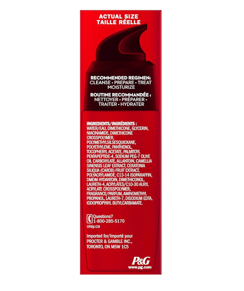 Olay Serum, Regenerist Ligte Gel Gesigbevogtiger, Sonde-geur Verbeter Fyn Lyntjies en Elastisiteit – Aminopeptied Kompleks (1.7 oz)