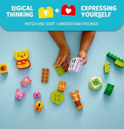LEGO DUPLO Disney Winnie the Pooh se Verjaardagpartytjie-boustel Sensoriese Speelgoed om Verbeeldingryke Spel te Inspireer