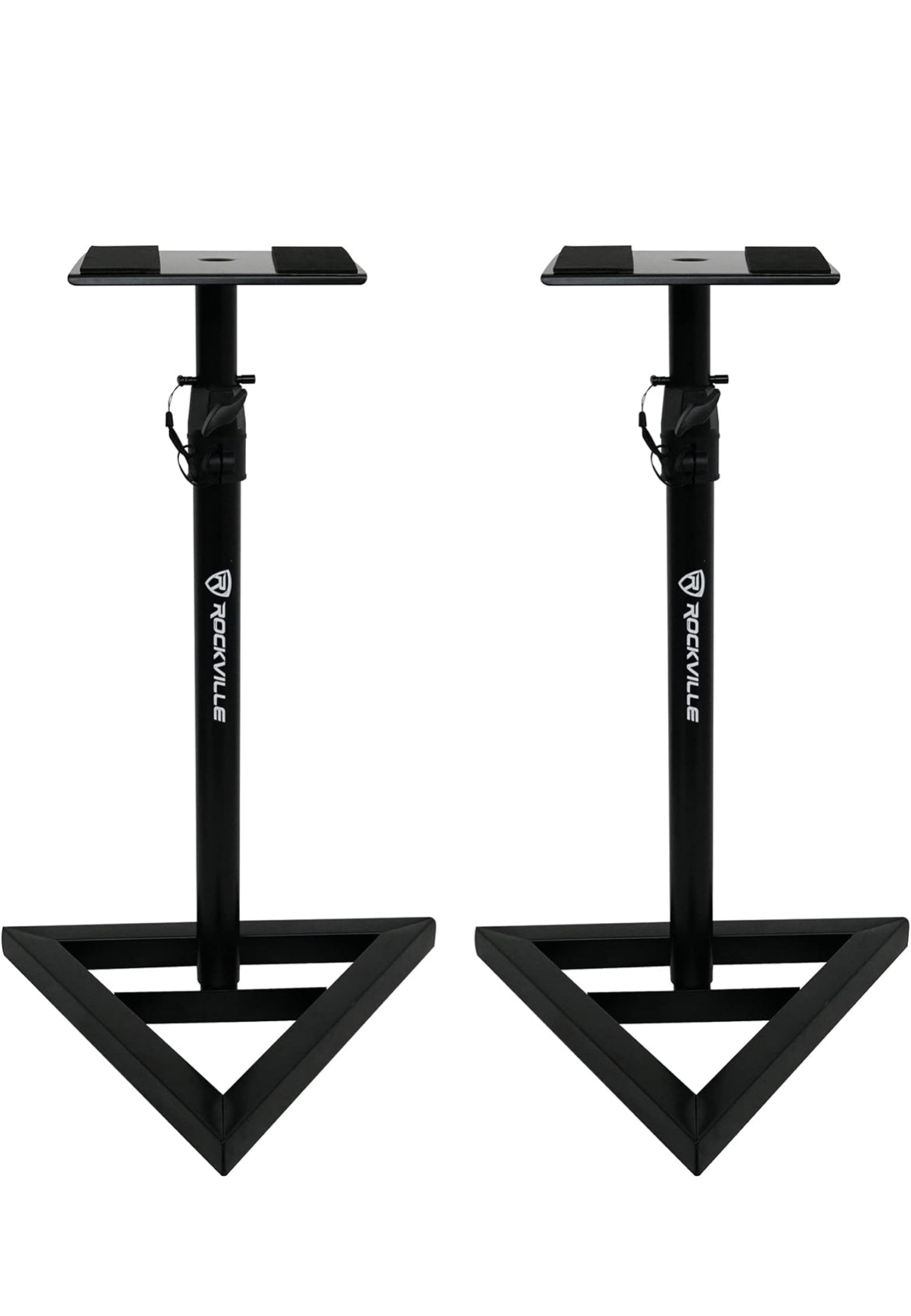 Rockville Pair APM6C 6.5" 2-Way 350 Watt Powered USB Studio Monitors+Stands+Pads
