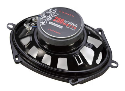 Crunch CS-5768CX 5x7 / 6x8" 250 Watt Volreeks 2-Rigting 4 Ohm Koaksiale Motorluidsprekers (2 Pak)