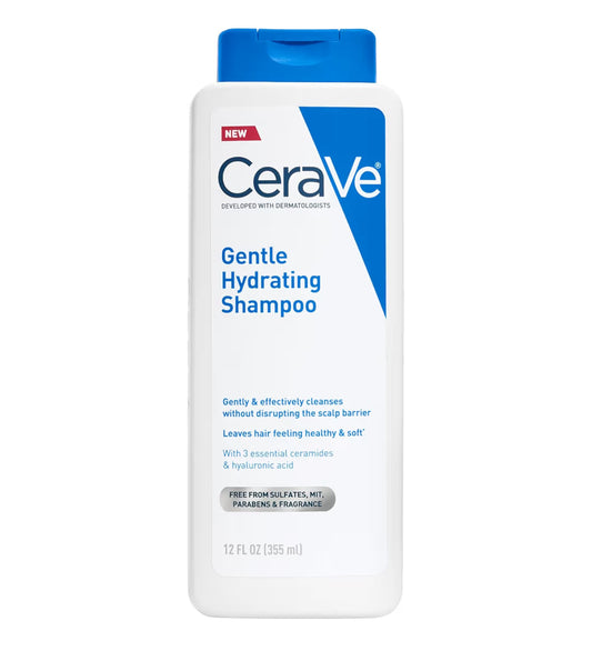CeraVe Sagte Hydrerende Sjampoe m/ Seramiede, Niasinamied & Hialuroonsuur vir Alle Haartipes (355 ml)