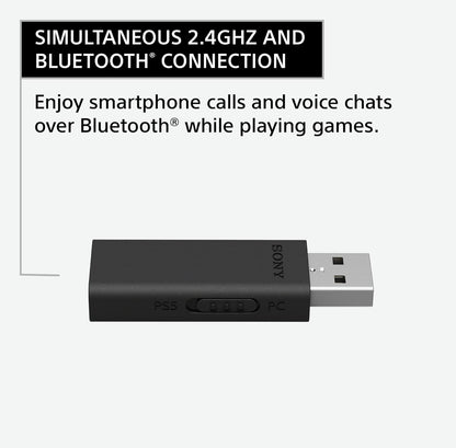 Sony INZONE H9 Speletjie-koptelefoon, Draadlose geraasonderdrukking Bluetooth-koptelefoon met mikrofoon, 360 ruimtelike klank, vir rekenaar en PS5 (WH-G900N) - Wit