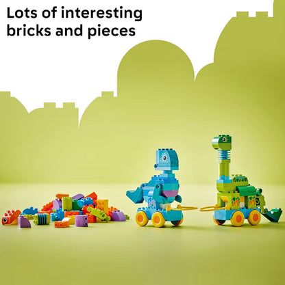 LEGO DUPLO Town 3-in-1 Dinosaurs op Wiele Leerspeelding - 10451