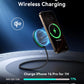 INIU Wireless Charger, 15W Fast Charging LED Mag-Safe Charger, Travel Magnetic Charging Pad Compatible with iPhone 16/15/14/13/12 Series, AirPods 3/2/Pro/Pro 2 (with Adapter)