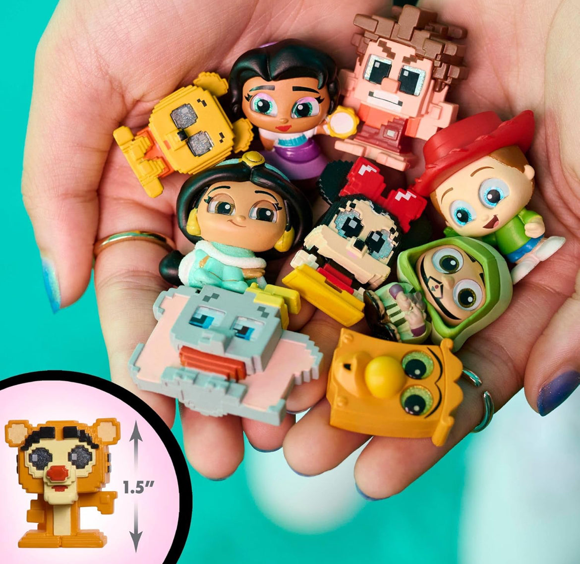 Just Play Disney Doorables Pixel Perfect Multi Peek - Kids Toys for Ages 5 Up