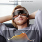 Eyeris Shift Eye Massager for Migraines - Heated Eye Massager & Sleep Mask for Relaxation - Detachable Eye Massager Mask