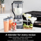 Ninja BL660 Professional Compact Smoothie & Food Processing Blender, 1100-Watts, 3 Functions - 2-oz.* Pitcher, (2) 16-oz. To-Go Cups & Spout Lids - Gray