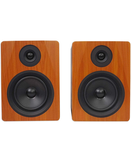 Rockville Apm6c 6.5" 2-rigting 350W Aktiewe/Aangedrewe USB Studio Monitor Luidsprekerpaar