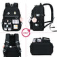 Backpack for Girls, 15.6 Inch Laptop School Bag Kids Kindergarten Elementary College Backpacks Large Bookbags for Teen Girl Women Students Casual Travel Daypacks (Black)