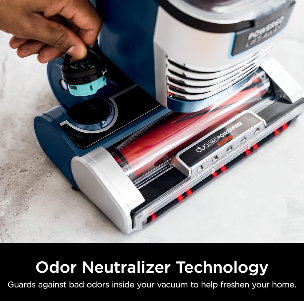 Shark Upright Vacuum, Stratos with DuoClean PowerFins, HairPro, Powered Lift-Away - NEW