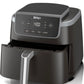Ninja Air Fryer Pro 4-in-1 with 5 QT Capacity, Air Fry, Roast, Reheat, Dehydrate, Air Crisp Technology with 400F for hot, 120 Volts, Nonstick Basket & Crisper Plate, Grey, AF141