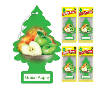 LITTLE TREES Motorlugverfrisser Hangerboom Langdurige Geur – Groen Appel (24)