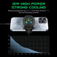 Black Shark Phone Cooler for Gaming FunCooler 4, Wired Mobile Phone Cooling Fan Lightweight Quiet with RGB Light
