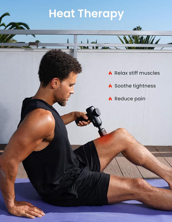 Active Thermacool 2 Massage Gun w/ Heat and Cold Percussion Deep Tissue Handheld Neck Massager