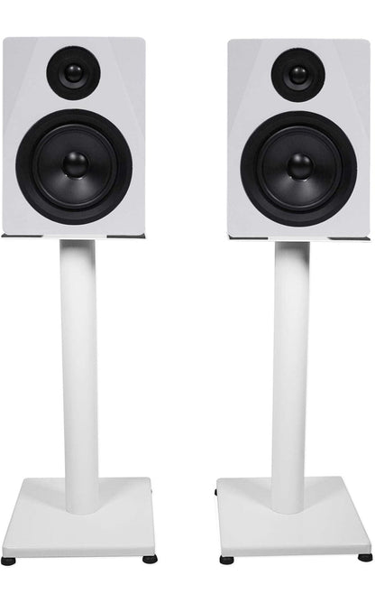 Rockville Pair APM5W 5.25" 250w Aangedrewe USB Studio Monitor Luidsprekers+21" Standerds