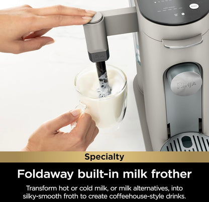Ninja Pod & Grounds Spesialiteits-Enkelbedien-Koffiemaker, K-Cup Peul Versoenbaar - Klip (PB051ST)