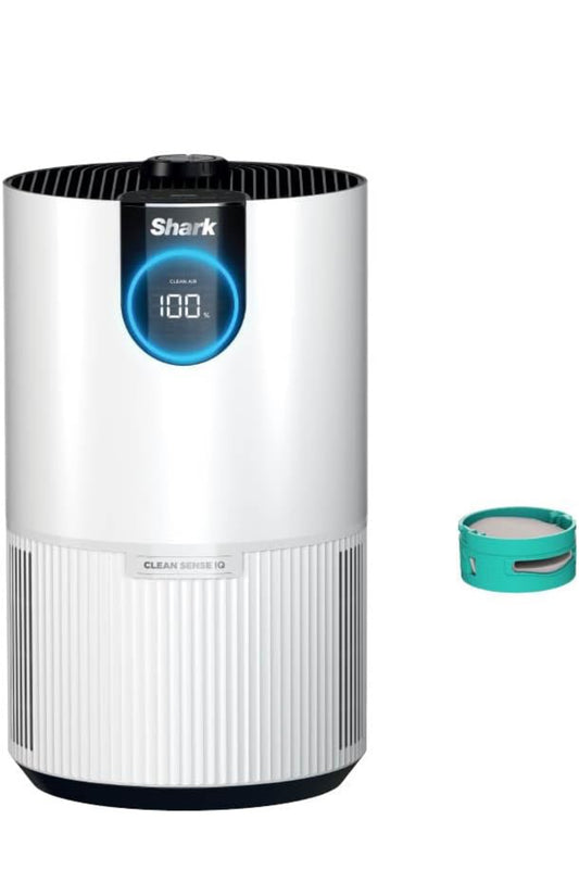 Shark HP132 Clean Sense Air Purifier with Odor Neutralizer Technology 500 sq. ft - White