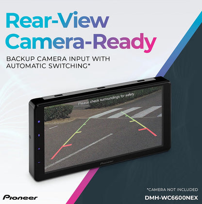 Pioneer DMH-WC6600NEX 9" Capacitive Touchscreen Modular Chassis Car Stereo
Digital Multimedia Receiver, Wireless CarPlay & Android Auto, Amazon Alexa, Bluetooth, HD Radio, Backup Cam, Hi-Volt RCA