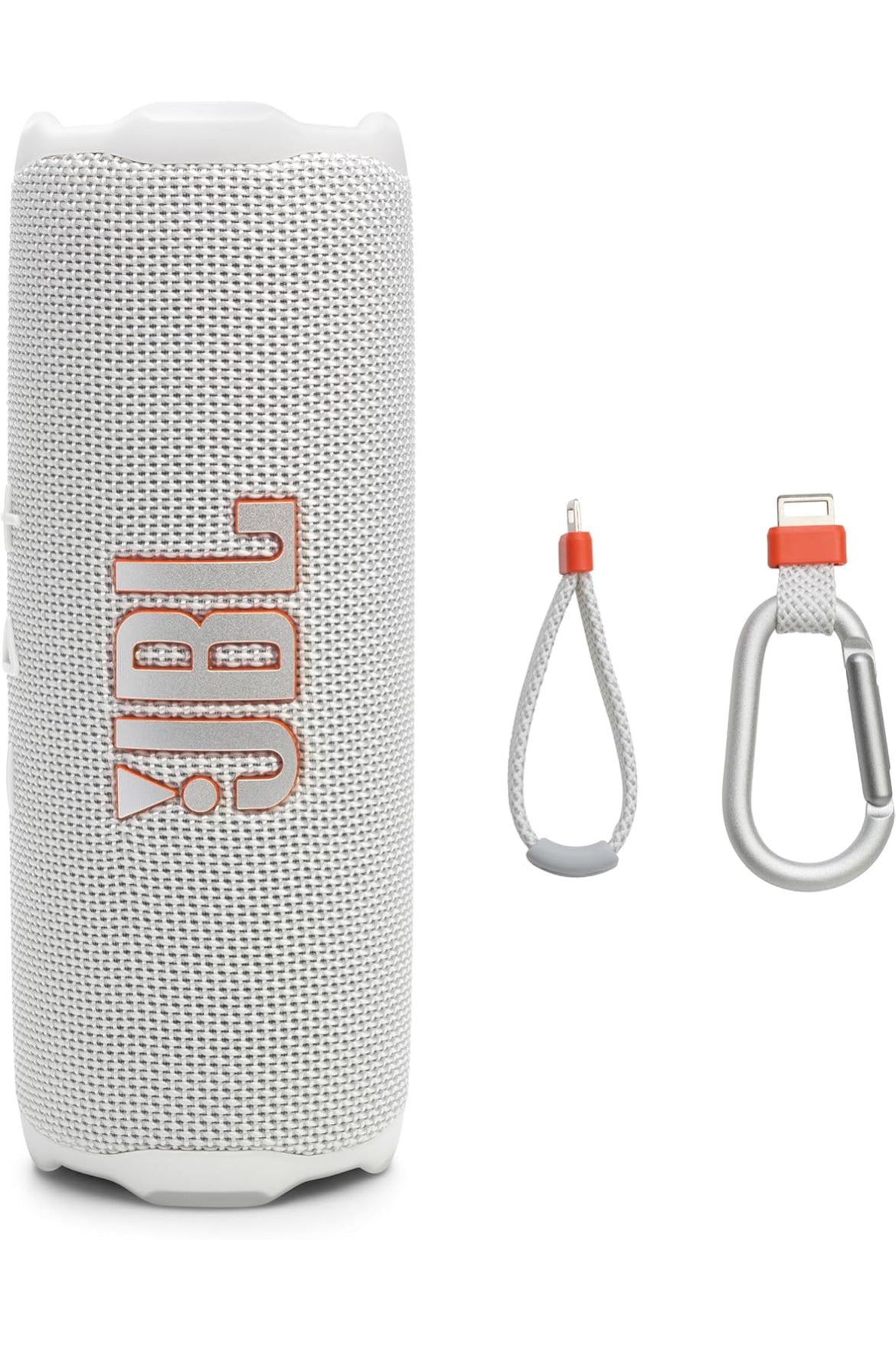 JBL Flip 7 - Portable Waterproof and Drop-Proof Speaker with Interchangeable Accessories (White)