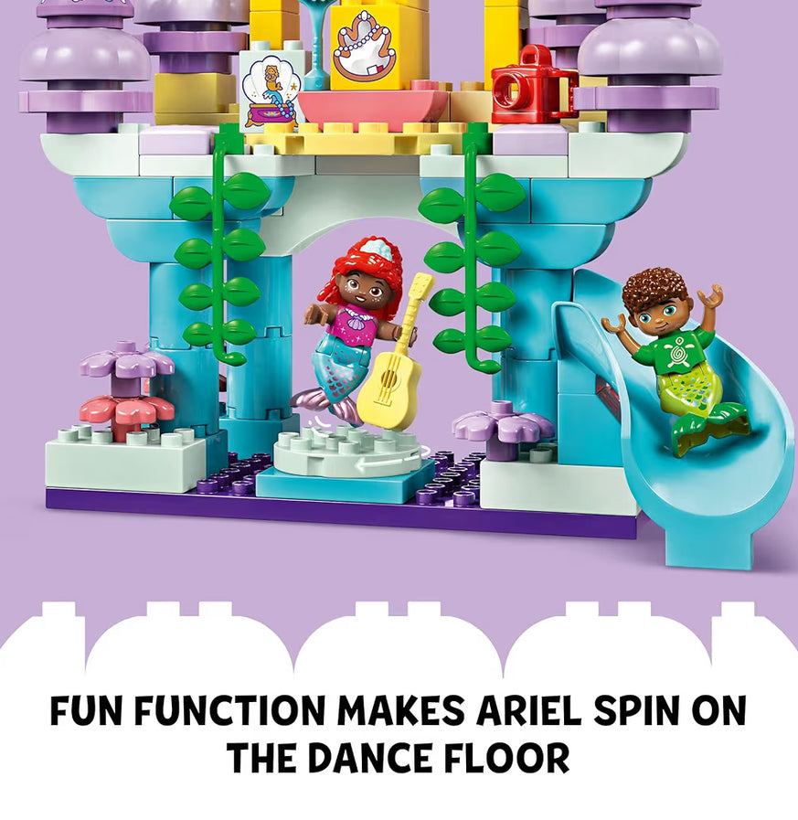 LEGO DUPLO Disney Ariël se Magiese Onderwaterpaleis Boustel - Die Klein Meerkat Speelding