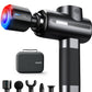 Active Gray - Thermacool Massage Gun Deep Tissue w/ Heat and Cold Head Back Massager, Muscle Massager with Carry Case