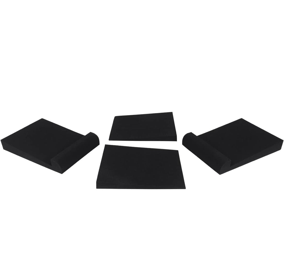 Rockville (2) APM8B 8" Powered Studio Monitors+Active 10" Subwoofer+Stands and Pads
