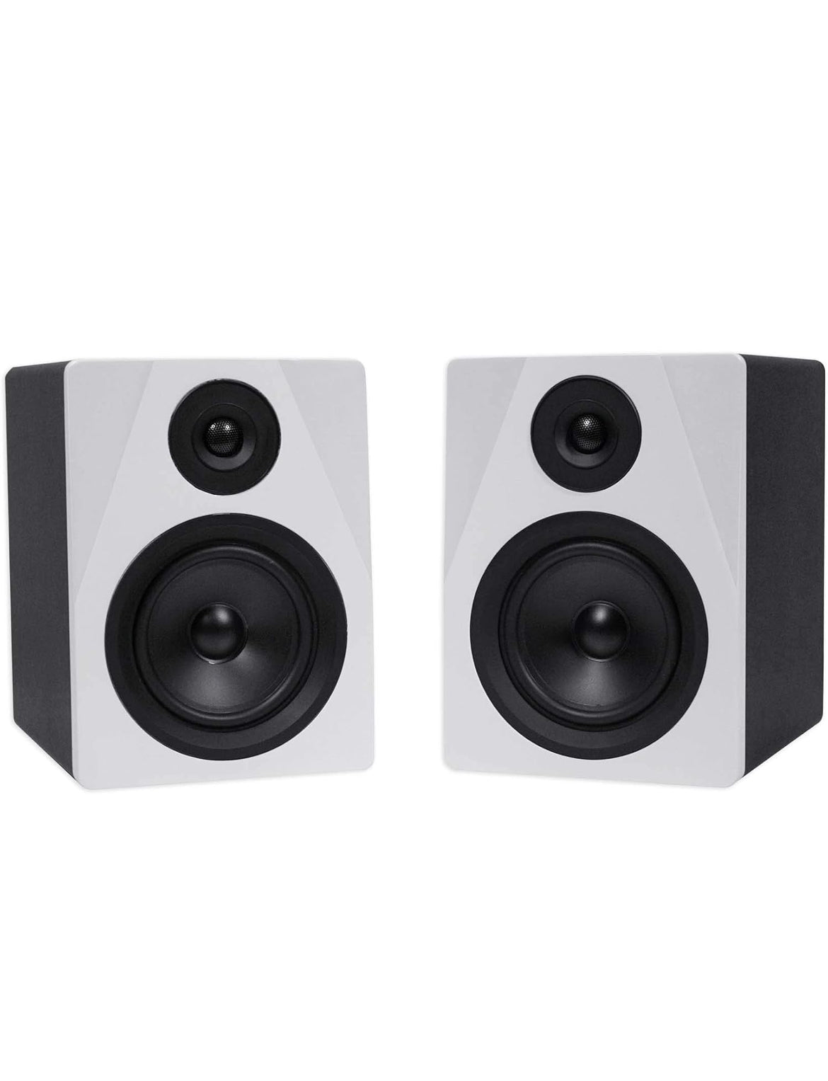 Rockville Pair APM5W 5.25" 250w Powered USB Studio Monitor Speakers+29" Stands
