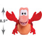 Disney Princess Singing and Snapping Sebastian 10" Plush Stuffed Animal, Red Crab - Kids Toys for Ages 3 Up by Just Play
