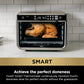 Ninja DT251 Foodi 10-in-1 Smart XL Air Fry Oven, Bake, Broil, Toast, Roast, Digital Toaster True Surround Convection up to 450°F-Silver