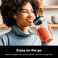 Ninja BN301 Nutri-Blender Plus Compact Personal Blender, 900-Peak-Watt Motor (3) 20 oz. To-Go Cups, (2) Spout-Lids (1) Storage-Lid, Dishwasher Safe - Silver