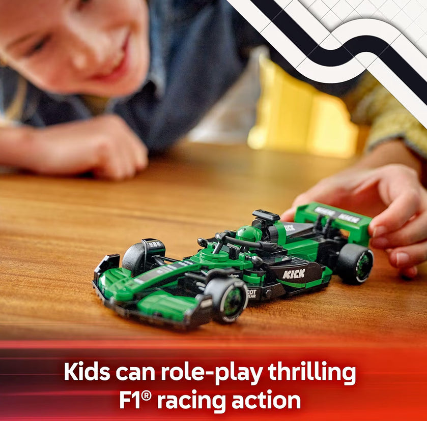 LEGO Speed Champions Kick Sauber F1-span C44-renmotortjie – Boustel vir kinders