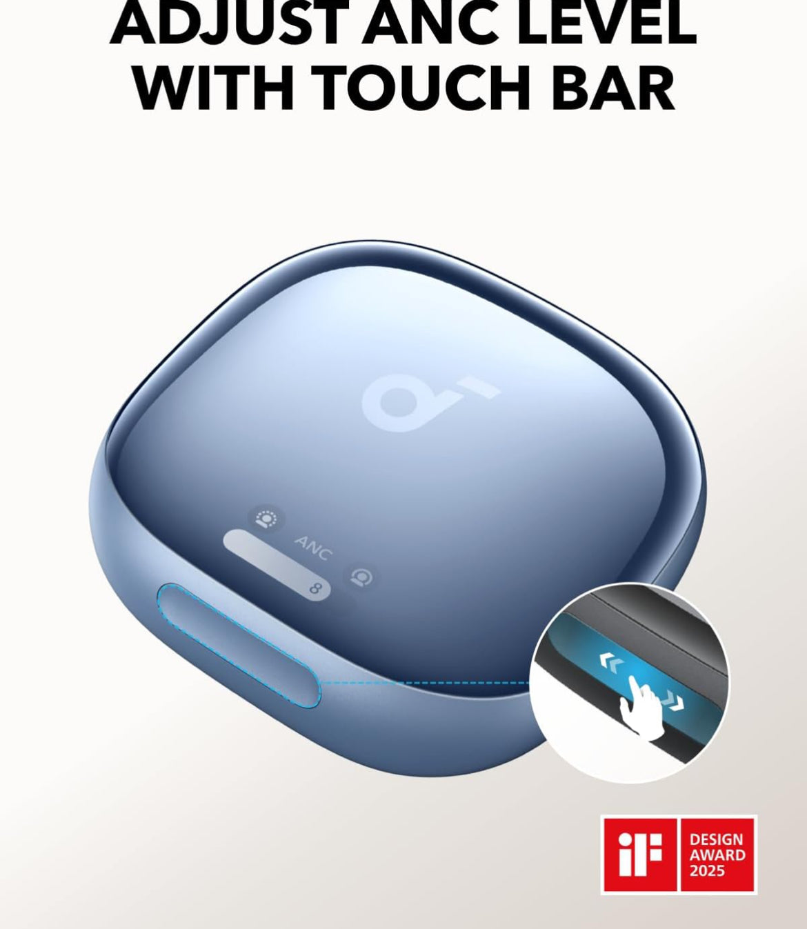Soundcore Liberty 4 Pro by Anker, Noise Cancelling Wireless Earbuds, 7-Sensor and Real-Time Adaptive Noise Cancelling, 2× Faster Charging, Studio-Level Hi-Fi Music, Clear Calls with 6 Mics and AI