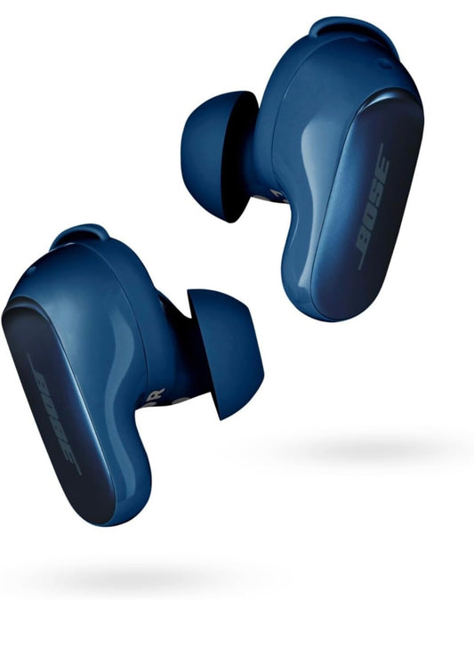 Bose QuietComfort Ultra Bluetooth Earbuds Active Noise Cancellation-  Deep Bass- Lunar Blue - Limited Edition