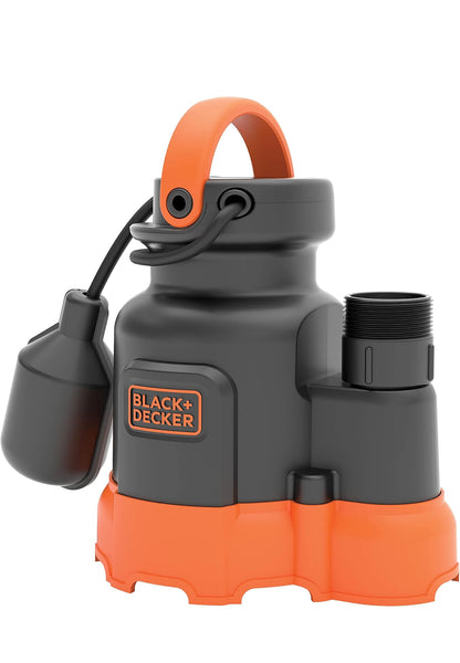 Black+Decker 1/3 PK Dompelbare Opgaarpomp, Pomp tot 2500 GPH