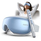 New Eye Massager w/ Heat Eyeris  with Remote, Compression, Silent Mode, Bluetooth, Heated Sleep Mask for Strain Relief (Blue)