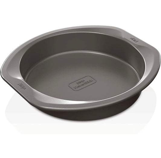 Ninja B30309 Foodi NeverStick Premium 9 duim Ronde Koekpan, Kleefvry, Oondveilig tot 260°C, Skottelgoedwasser-veilig, Grys