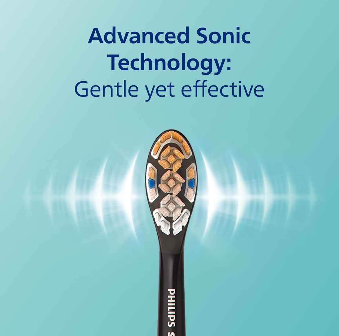 Philips Sonicare DiamondClean Smart 9300 Elektriese Tandeborsel, Soniese Tandeborsel met Toep, Druksensor, Borselkopbespeuring, 4 Borselmodusse en 3 Intensiteitsvlakke – Swart (Model HX9903/15)