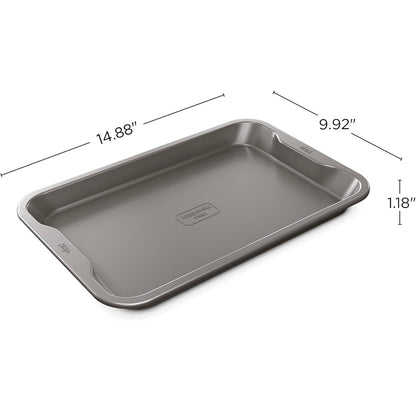 Ninja Foodi NeverStick Premium 23 cm x 33 cm Bakplaat, Kleefvry, Oondveilig tot 260°C, Skottelgoedwasserveilig, Grys