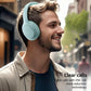 HA1 Bluetooth 5.4 Over Ear Headphones, 70H Playtime w/ Mic, Foldable Headset, Deep Bass Stereo