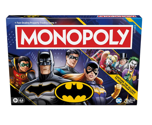 Monopoly Batman Edition Board Game for Batman Fans - Strategy Games