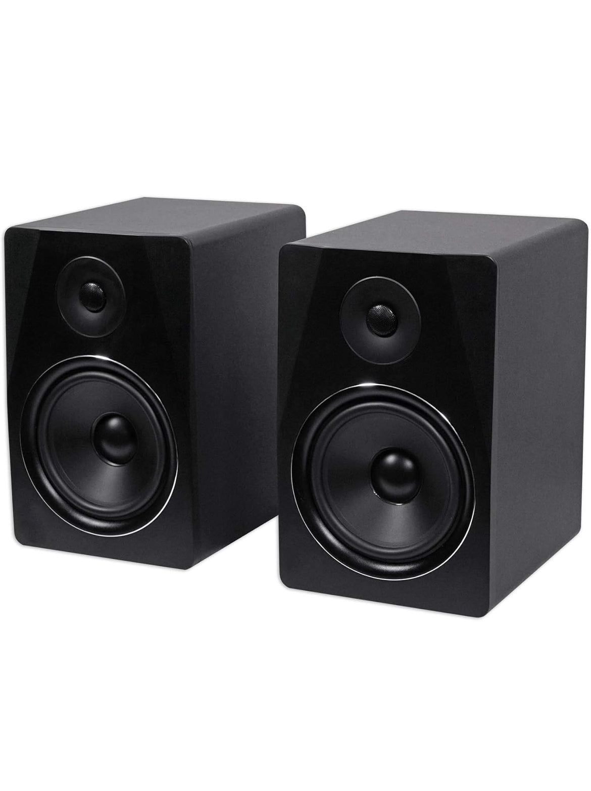 Rockville APM8B 8" 2 voies 500 W haut-parleurs de monitoring de studio actifs/amplifiés USB (paire)