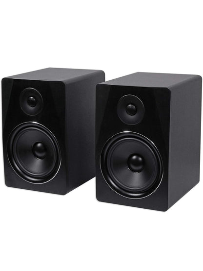 Rockville APM8B 8" 2-rigting 500W Aktiewe/Aangedrewe USB Studio Monitor Luidsprekerpaar