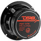 DS18 PRO-ZT6 6.5-Inch 2 Way Midrange Speakers with Built-in Bullet Tweeter (1 Speaker)