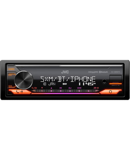 JVC KD-X380BTS Digitale Media Motorontvanger Met Bluetooth, USB, SiriusXM, Amazon Alexa
