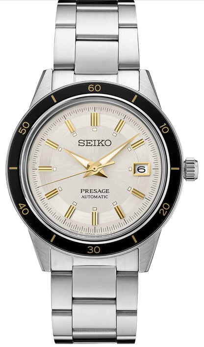 SEIKO Outomatiese Horlosie vir Mans - Presage Versameling met Vintage 1960's Horlosie Inspirasie - 50M Waterbestand