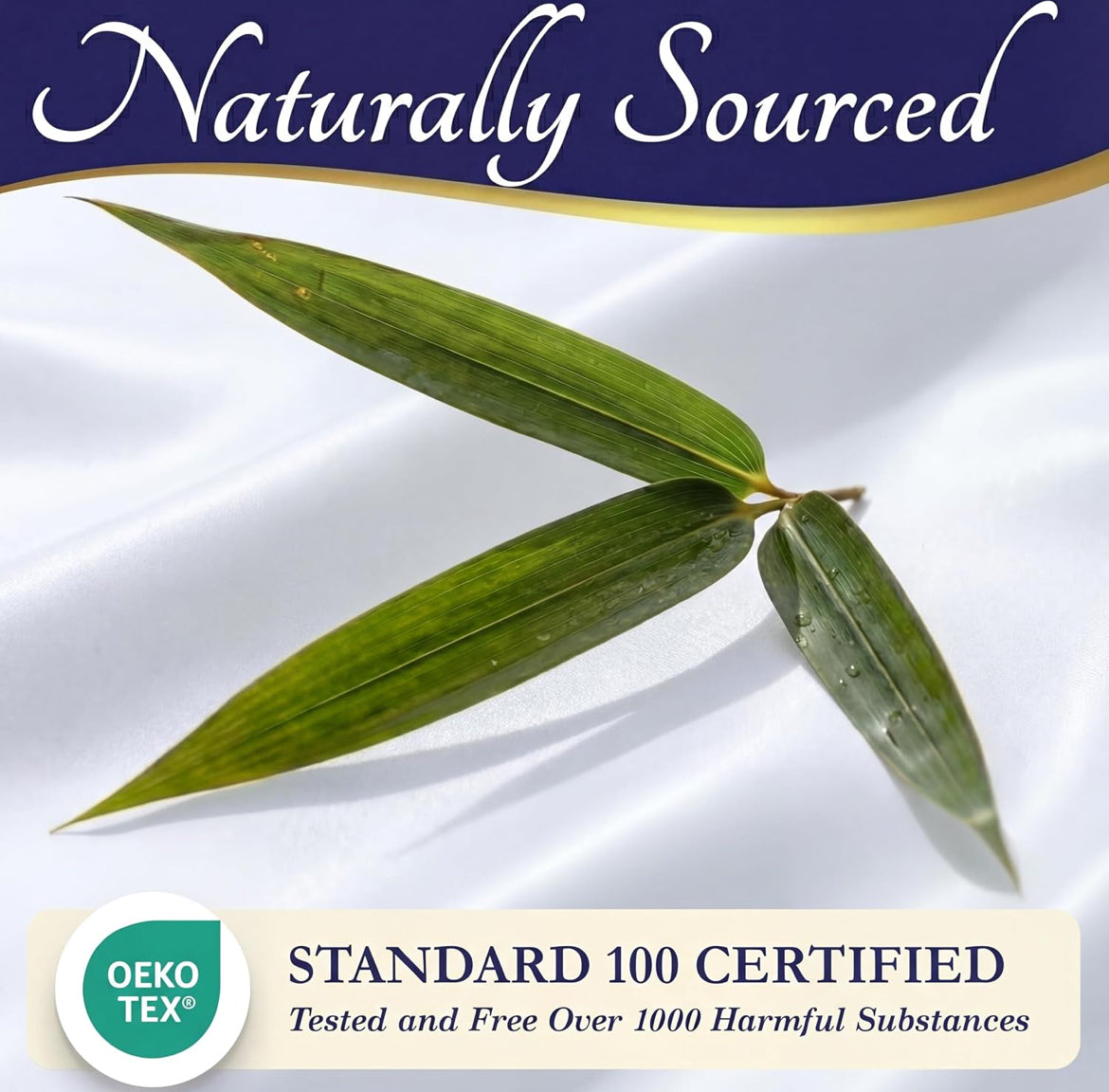 DECOLURE 100% Viscose Derived from Bamboo Sheets Queen Size - Luxury 4 Pc Naturally Cooling Sheets, Ultra Soft Bed Set - Deep 17" Pockets, Durable Double Stitching, Oeko Tex Standard (White)