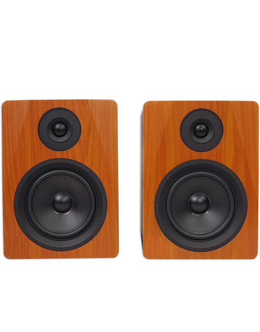 Rockville Apm6c 6.5" 2-rigting 350W Aktiewe/Aangedrewe USB Ateljee Monitorluidsprekers Paar