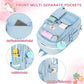 Backpack for girls Laptop Backpacks 15.6 Inch College Cute Bookbag Anti Theft Primary Elementary School Bag Casual Daypack for Teens Girl Women Students (Blue)